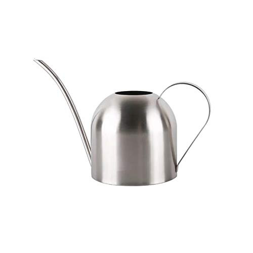 YISSN Small Watering Can for Indoor Office Stainless Steel Long Spout  15oz 450ml