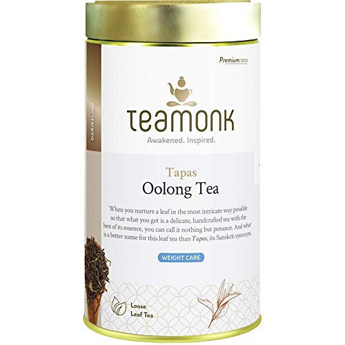 Teamonk Tapas Oolong Tea Loose Leaf  75 Cups    Premium Oolong Tea   Weight Loss Tea   Slimming Tea   Pure Loose Leaf Tea   No Additives   5 2oz