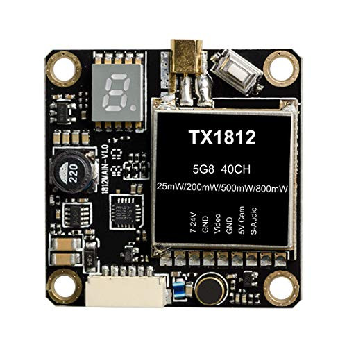 FPV Transmitter 25 200 500 800mW Switchable 5 8Ghz VTX with MMCX Support OSD Configuring Pit Mode for Micro FPV Quadcopter Drone