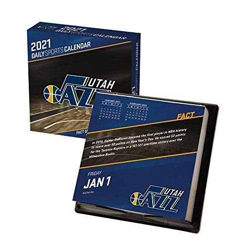 TURNER SPORTS Utah Jazz 2021 Box Calendar  21998051508