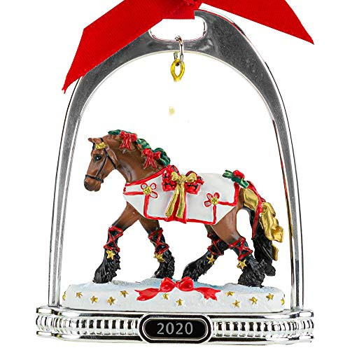 Breyer Horses 2020 Holiday Collection   Stirrup Ornament   Yuletide Greetings   Model 700321