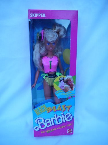 Mattel 1988 Beach Blast Skipper Barbie