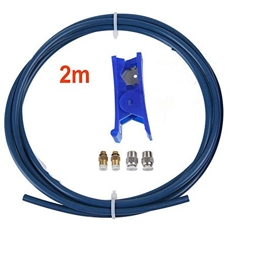 Creality Capricorn XS Series Low Friction PTFE Bowden Tubing 2 Meters for 3D Printer1 75mm Filament with PTFE Tube Cutter kit for Ender 3 Ender 3 Pro Ender 5 CR 10S Series 3D Printer