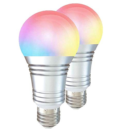 SUPERMI Smart Bulb 7W Smart LED 60W Equivalent Dimmable E27 Smart Light Multicolored WiFi Smart LED Light Bulbs No Hub Required Compatible with Alexa Google Home IFTTT 2Packs SUPERMI Smart Bulb 7W Smart LED 60W Equivalent Dimmable E27 Smart Light Multicolored WiFi Smart LED Light Bulbs No Hub Required Compatible with Alexa Google Home IFTTT 2Packs