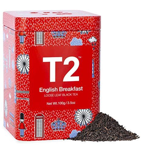 T2 Tea   English Breakfast Black Tea  Loose Leaf Black Tea in Icon Tin T2 Tea   English Breakfast Black Tea  Loose Leaf Black Tea in Icon Tin