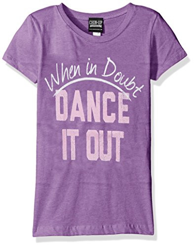 Fifth Sun Big Girls  Dance Inspired Graphic T Shirt  Purple Berry  Large 10 12