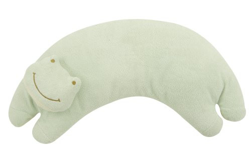 Angel Dear Curved Pillow  Green Froggy