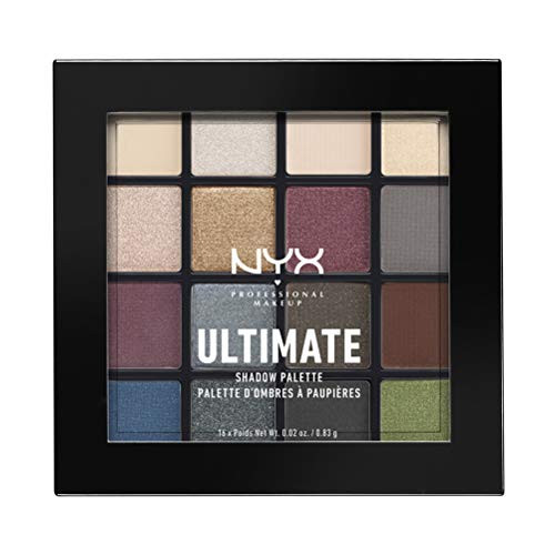 NYX PROFESSIONAL MAKEUP Ultimate Shadow Palette  Eyeshadow Palette  Smokey   Highlight