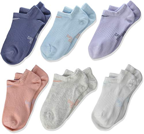 Nike Youth Nike Everyday Lightweight No Show 6 Pair  Multi Color  Small