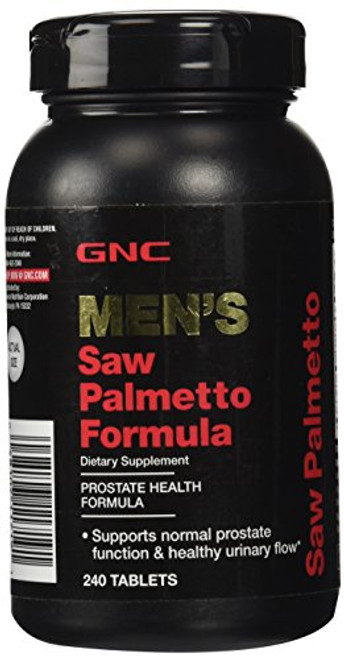 GNC Men s Saw Palmetto Formula 240 Tablets Supports Normal Prostate Function GNC Men s Saw Palmetto Formula 240 Tablets Supports Normal Prostate Function