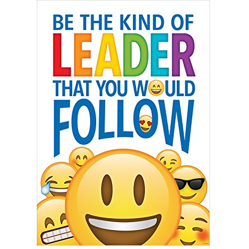 Creative Teaching Press Be The Kind of Leader Emoji Fun Inspire U Poster   8098