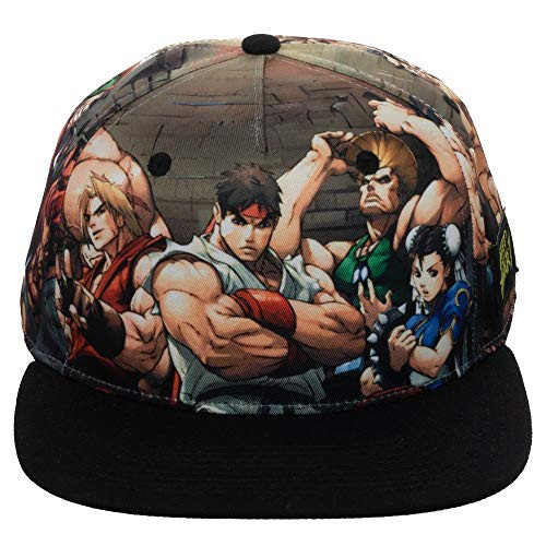 Street Fighter Baseball Cap Sublimated Snapback New sb8em8sfc