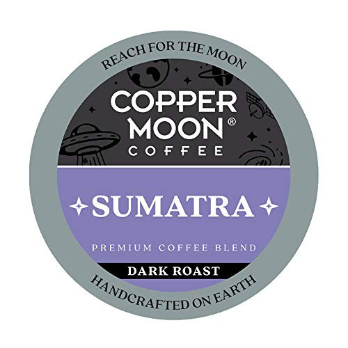 Copper Moon Single Serve Coffee Pods Compatible with Keurig K Cup Brewers  Sumatra Blend  40 Count