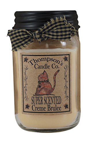 Thompson s Candle Co Creme Brulee Mason Jar Candles