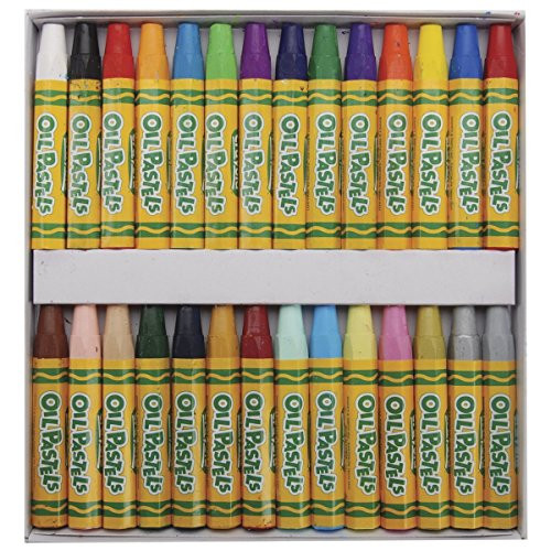 Crayola Oil Pastels  Art Tools  28 ct  Bright  Bold Opaque Colors  Jumbo Size  Hexagonal Shape