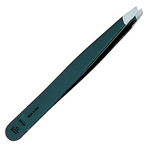 Premax 15632   Slant Tips Tweezers   Aqua Collection   Black