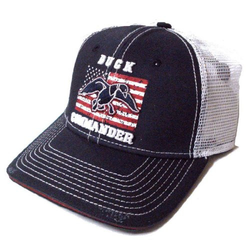 Duck Commander Flag Hat  Navy White