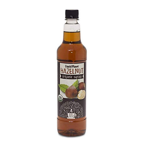 Organic Hazelnut Syrup  Hazelnut Coffee Syrup  750 ML from Liquid Planet