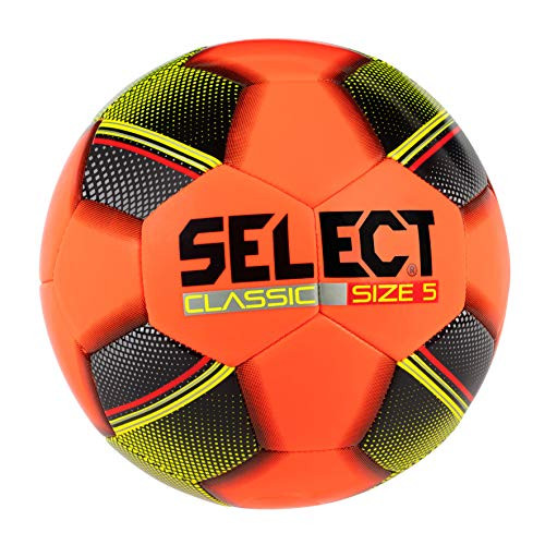 Select Classic Soccer Ball  Orange  Size 5
