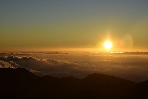 Posterazzi Sunrise over Haleakala Crater in Maui Hawaii 10 000 feet in elevation Poster Print   17 x 11