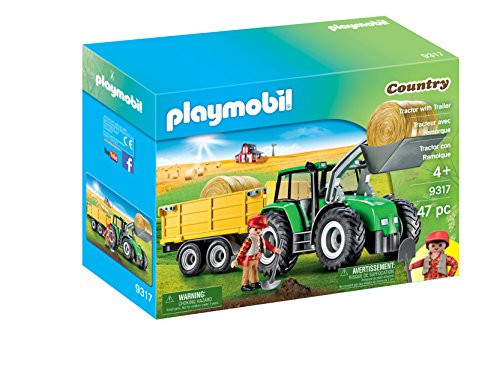 PLAYMOBIL® Tractor with Trailer