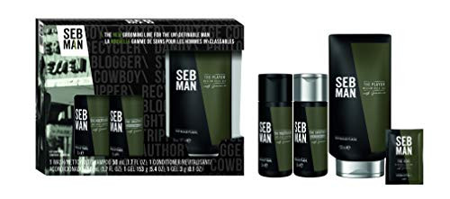 SEB MAN The Chamer Gift Set by Sebastian  Men s Grooming Kit for Body  Face   Hair