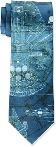 Star Wars Men s Millennium Falcon Tie  Teal  Regular