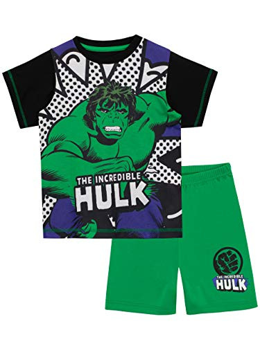Marvel Boys  The Incredible Hulk Pajamas Size 5 Green