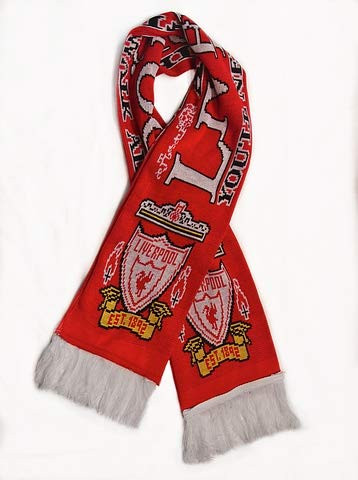 Liverpool FC   Soccer Fan Scarf   Premium Acrylic Knit
