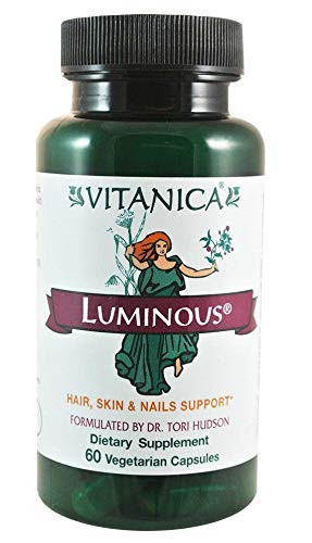 Vitanica  Luminous  Hair  Skin and Nail Support  Vegan  60 Capsules