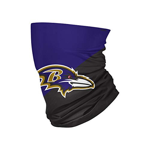 NFL FOCO Baltimore Ravens Neck Gaiter One Size Big Logo NFL FOCO Baltimore Ravens Neck Gaiter One Size Big Logo