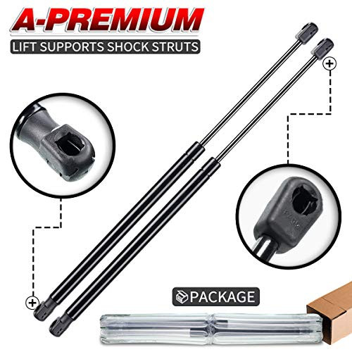 A Premium Hood Bonnet Lift Supports Shock Struts Replacement for Jaguar Vanden Plas XJ12 XJ6 XJ8 XJR 1995 2003 2 PC Set