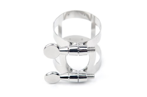 DAddario Woodwinds Rico Ligature  Bb Clarinet  Nickel Plated  Ligature Only   RCL1LN