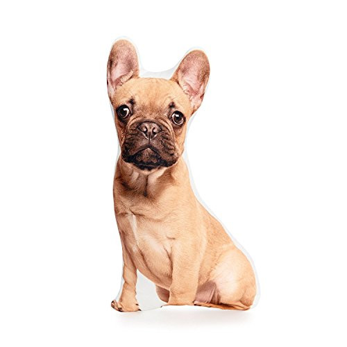 Cushion Co - French Bulldog Tan Shaped Pillow 16" x 12" Cushion Co - French Bulldog Tan Shaped Pillow 16" x 12"