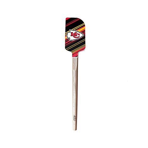 NFL Kansas City Chiefs Silicone Spatulalarge Team Colors One Size NFL Kansas City Chiefs Silicone Spatulalarge Team Colors One Size