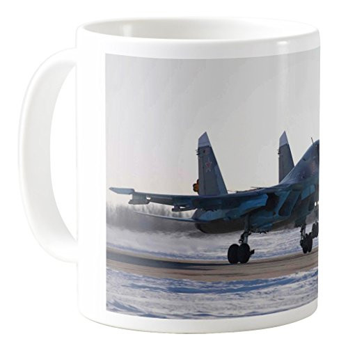 AquaSakura   Su 34 Fullback Take Off   11oz Ceramic Coffee Mug Tea Cup