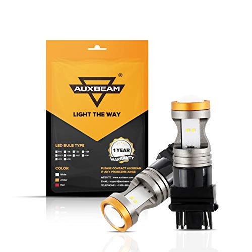 Auxbeam 3157 LED Light Bulbs  3056 3156 3156A 3057 4057 3157 4157 T25 LED Replacement Bulbs for Brake Lights  Backup Lights  Parking Lights  Tail Lights  Turn Signal Bulbs  3157 LED Light Bulbs