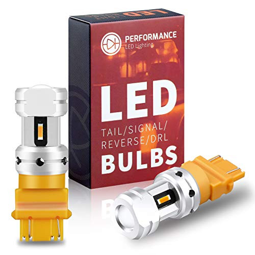 PERFORMLED 3157 LED Turn Signal Bulb   3157 LED Bulb Amber Yellow 1400 Lumens Turn Signal Light Bulb LED 3157 Amber 3156 3056 4156 3047 3157A 3057 3357 3457 4057 4114 4157 3757 Pack of 2 LED Bulbs