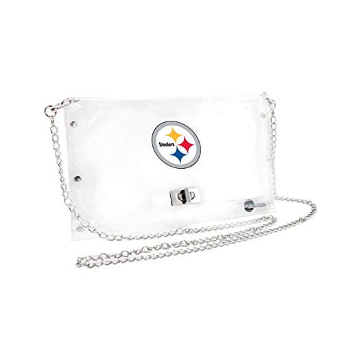 NFL Pittsburgh Steelers Clear Envelope Purse