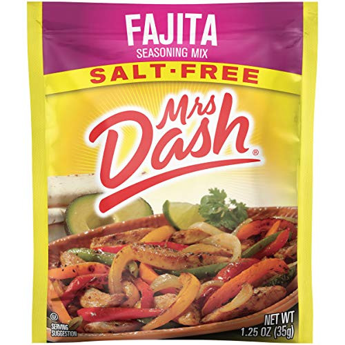 Dash Salt Free Seasoning Mix  Fajita  1 25 Ounce  Pack of 12