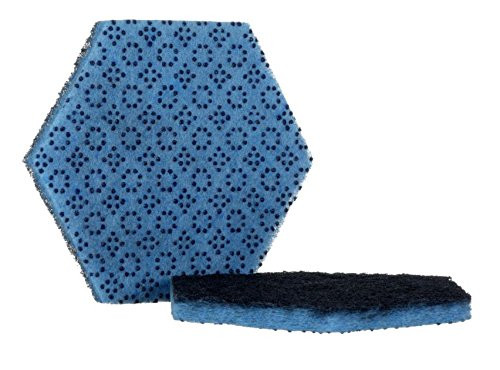 Scotch Brite 09634 Low Scratch Scour Pad 2000Hex  Blue  Pack of 15