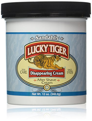 LUCKY TIGER Disappearing Cream After Shave Cream 12oz