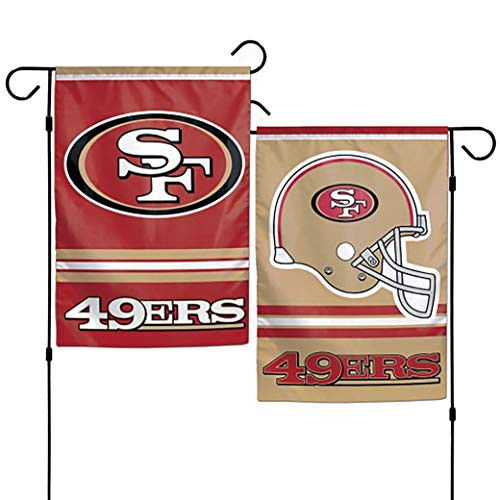 WinCraft NFL San Francisco 49Ers 2 Sided Garden Flag  12 x 18 inches