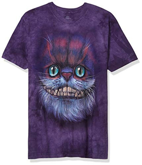 The Mountain Bf Cheshire Cat Adult T Shirt Purple Medium The Mountain Bf Cheshire Cat Adult T Shirt Purple Medium