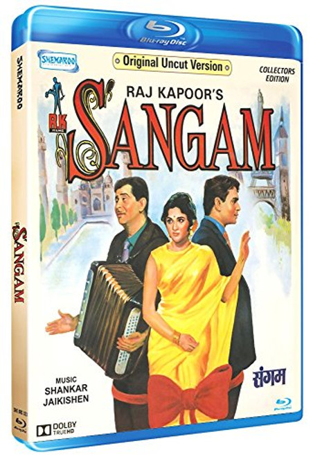 Sangam Hindi Blu Ray Original Uncut Version Collectors Edition 1964 Bollywood Film