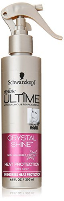 Schwarzkopf Styliste Ultime Crystal Shine Heat Protection Spray  6 8 Ounce