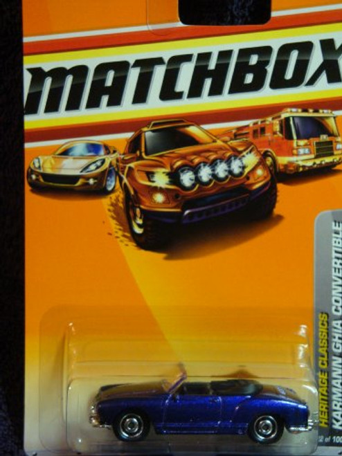 Matchbox Heritage Classics Volkswagen Karmann Ghia Convertible 22 100 Purple Matchbox Heritage Classics Volkswagen Karmann Ghia Convertible 22 100 Purple