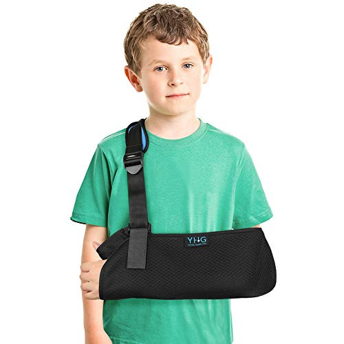 Medical Arm Sling for Kids  Lengthened Youth Arm Support Shoulder Immobilizer for Children Broken Arm  Elbow  Wrist Support and Injury Recovery  Fits Left and Right Arm