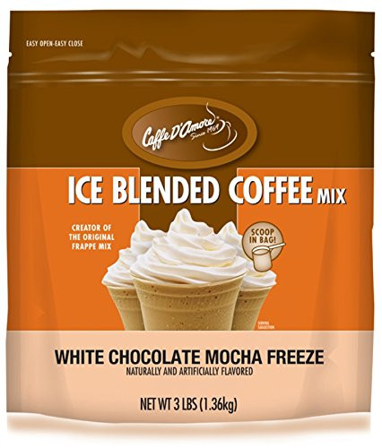 DaVinci Blended Ice Coffee Mix  White Chocolate Mocha Freeze  3 Pound Bag