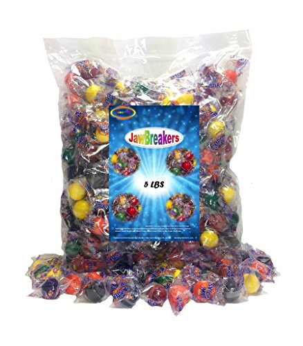 Assorted Jawbreakers 5 Lbs of Individually Wrapped Jaw Buster Candy